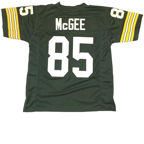Max McGee Green Jersey Stitched Custom Football New No Brand/Logos (US, Alpha, X-Large, Regular, Regular, Green)