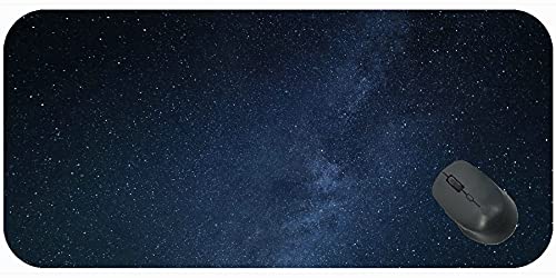 Juego Mouse Pad Personalizado Extendido, Starry Sky Stars Leche Way Gaming Mousepad