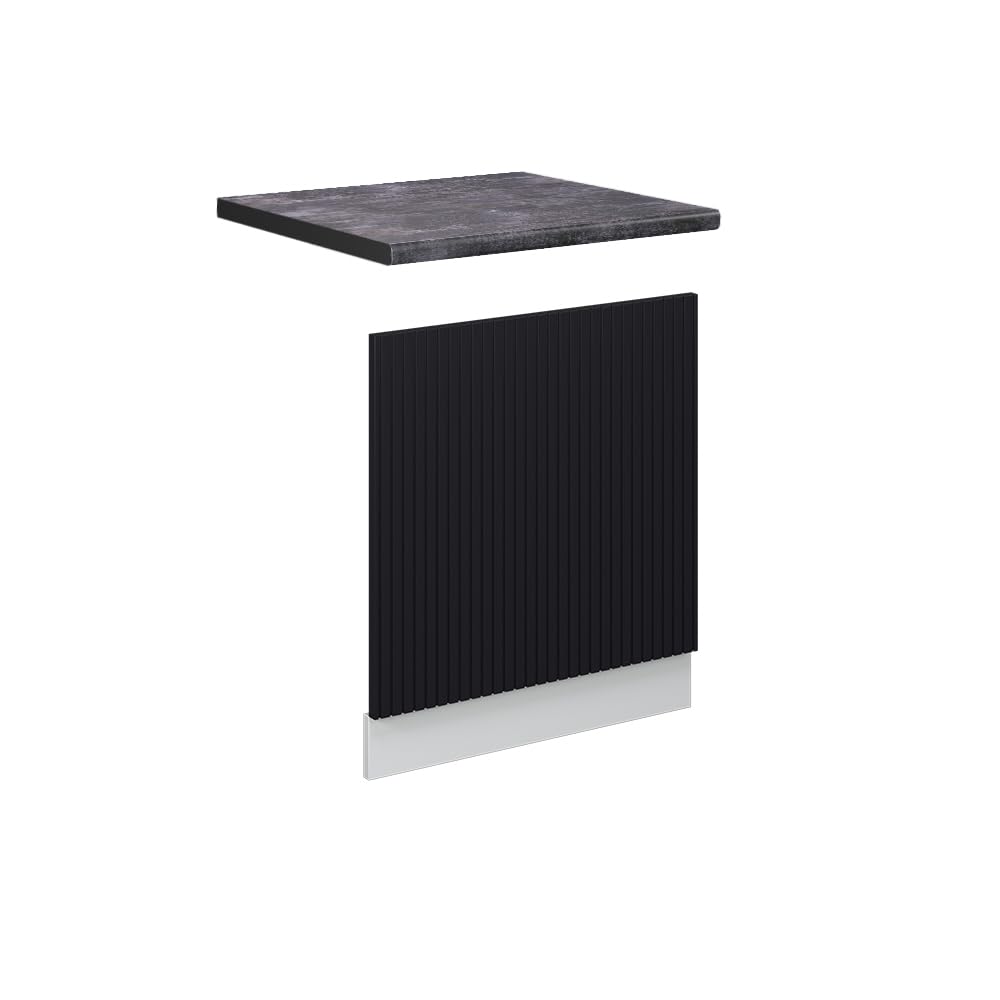 Vicco Front panel Fame-Line, Black striped, 60 cm — image 1