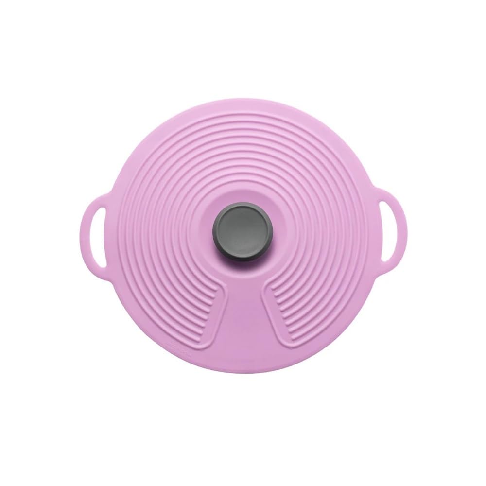 2Pcs Flexible Reusable Silicone Stretch Seal Lids - Universal Airtight Food Covers for Bowls, Pots, and Pans to Keep Food Fresh(Purple,20cm)