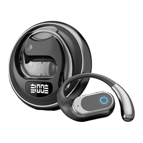 Abra las orejeras, sobre las orejeras de la oreja, teléfonos deportivos, auriculares inmersivos de tiempo de juego largo para correr bicicleta motocicleta entrenamiento juego de camioneros de viaje