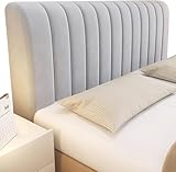 King/double/single Size Headboard Slipcover Universal Bed Headboard Covers Dustproof All inclusive Padded Modern Elastic Headboard Cover Stretch Dustproof Bed Head Cover Protector For Bedroom Decor (