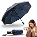 Produktbild STYNGARD Regenschirm sturmfest - Taschenschirm mit Auf-zu-Automatik und Beschichtung gegen Feuchtigkeitsschäden - kurzer Griff - Modell BERGEN