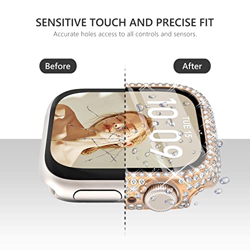 Protéger Apple Watch 44mm des rayures pack coques cristal - 3