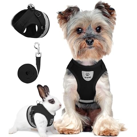 Supet Soft Mesh Cat Harness and Leash Set Cover