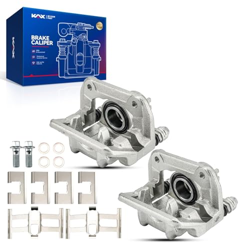Image of KAX Disc Brake Caliper Assembly Fit for Honda CR-V 2005-2006, Rear Left and Right, Driver and Passenger Side, #19B2911+19B2910 Brake Caliper, 2pcs