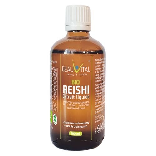 Bio Reishi Extrait liquide Ganoderma lucidum par double extractio...