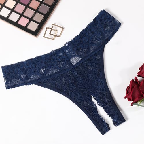 Image of Avidlove Sexy Panties for Women Lace Cheeky Underwear Low Rise T Back Hipster Thong 1-3 Pack