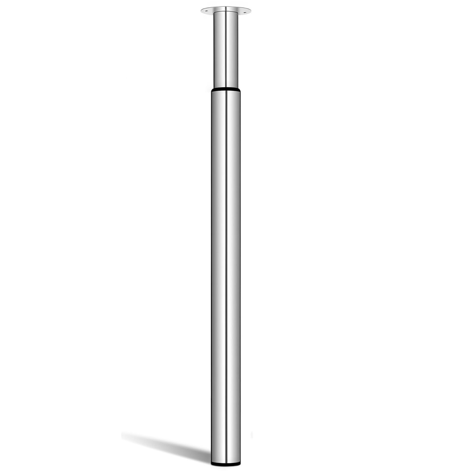 Amazing Tour Adjustable Table Legs 710-1100mm - 1 Pack Breakfast Bar Kitchen Worktop Support Office Desk Legs, Heavy Duty Metal Sturdy Steel Frame,Silver โ image 1