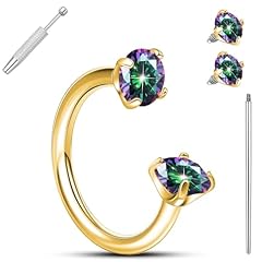 Gold with Colorful CZ