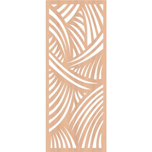 Image of 13 3 /8 inchW x 34 3 /8 inchH x 1 /4 inchT Chester Decorative Fretwork Wood Wall Panels, Alder