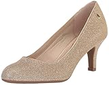LifeStride Womens Parigi Pumps Platino Gold Shimmer 8.5 M
