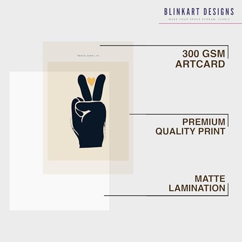 Image of BLINKART Trendy Abstract Wall Art Painting Print Design | Aesthetic Wall Decor Photo Artwork Frame Decoration Hanging For Home Bedroom Living Room Office Wall Decor | T067 | 13x10 Inches