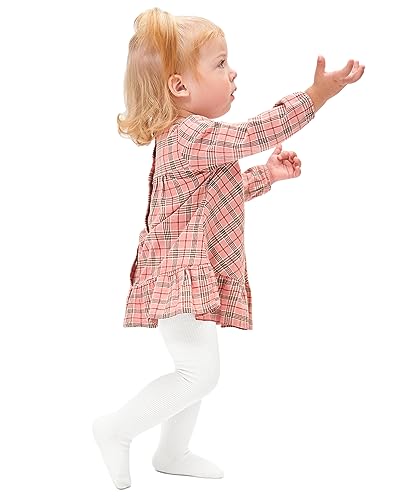 Image of Stelle Toddler Girls Tights Baby Cable Knit Stockings Thick Cotton Legging
