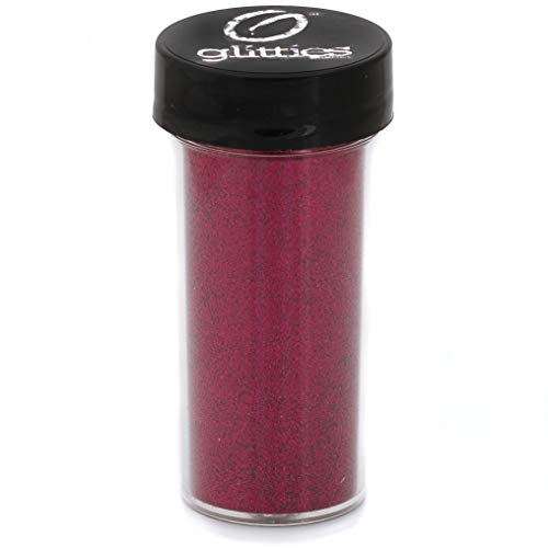 GLITTIES - Obsession - Cosmetic Grade Extra Fine (.006") Loose Glitter Powder Safe for Skin! Perfect for Makeup, Body Tattoos, Face, Hair, Lips, Soap, Lotion, Nail Art - (30 Gram Jar)