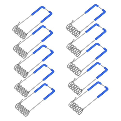 HOMSFOU 10 piezas Clips de Resorte para Luces Empotradas Accesorios para Montaje de Iluminación Techo Soportes Duraderos para Lámparas LED Instalación Rápida y Sencilla