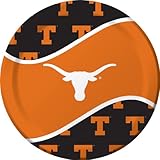 Creative Converting Texas Longhorns Dinner Paper Plates (8 Count)