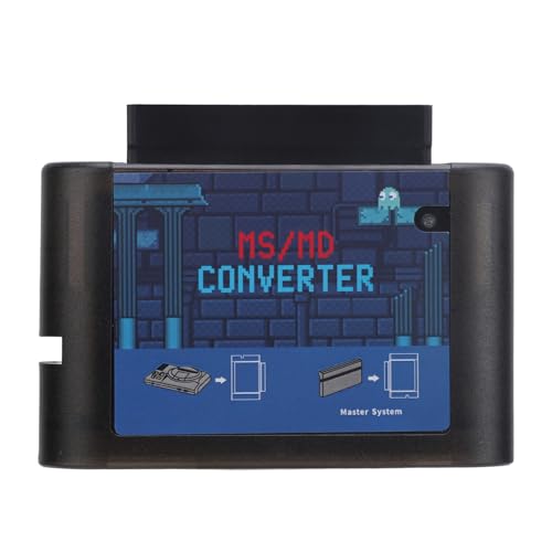 Convertisseur de Carte de Jeu MS vers MD - Adaptateur pour Mega Drive et Genesis, Cassette Vidéo de Jeux
