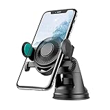 Car Phone Mount, 360°Adjustable Car Phone Holder for Dashboard Windshield, Compatible with iPhone...