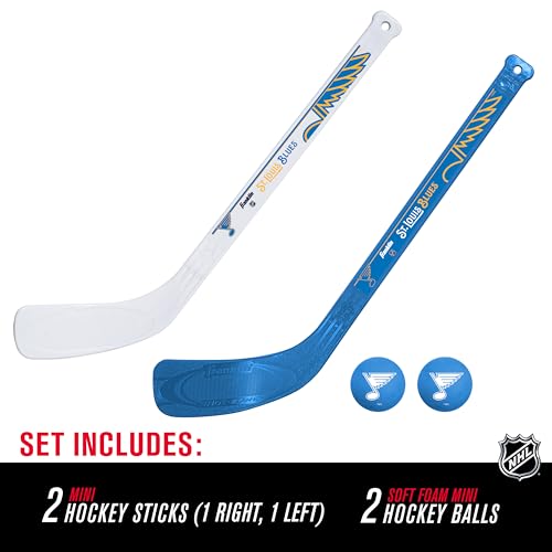 Franklin Sports NHL Mini Hockey Stick & Ball Set - St. Louis Blues by Franklin Sports - Used condition - Image 2