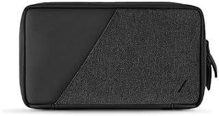 Native Union Stow Organizer  Premium Travel Tech Kit Crafted with Durable Canvas  Keep Essentials Organized with Flexible Storage & Quick-Access Pocket for Cables, Chargers, SIM Cards & More (Slate)