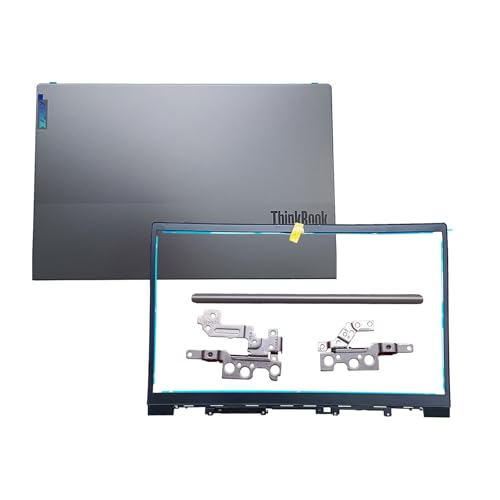 YLPCSY - 5CB1B34808 5CB1B34807 5B30S18986 5H50S28995 Replacement Laptop LCD Back Cover Top Case Rear Lid with Hinges Cover and Hinges and Front Bezel Frame for Lenovo ThinkBook 15 G2 G3 ITL/are/ACL Sliver