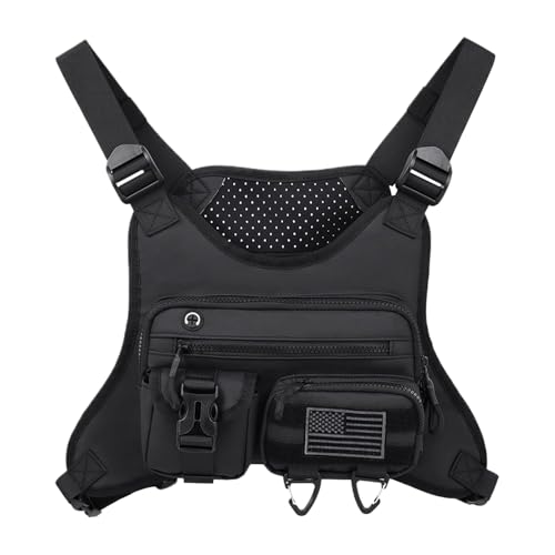 Bolso Deportivo De Pecho para Hombre - Chaleco Corredor para Running,Porta Teléfono Equipo Exterior Mochila para Senderismo Ciclismo Gimnasio Viaje