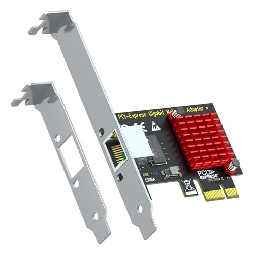 GLOTRENDS LE8111H Gigabit Network Card for Home Desktop PC, RJ45 Port, 1000/100/10Mbps Speed