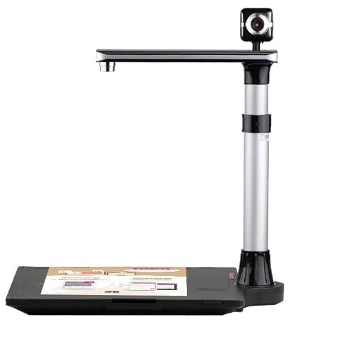 Dual-Camera Book Camera Scanner W1200T A3 Size Fast Scanning for Home/Office/School Support Windows OS