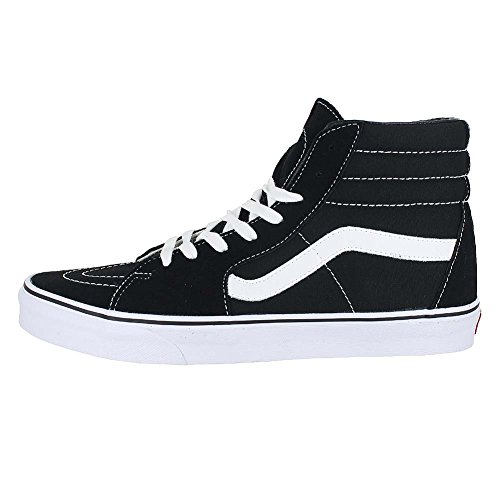 Vans Vans Unisex Sk8-Hi Skate Shoe (10 M US, Black/White)
