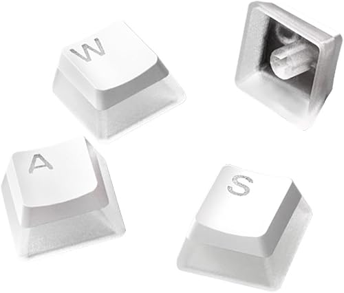 SteelSeries PrismCaps PBT Keycaps, White