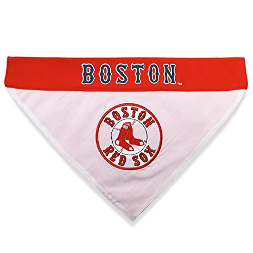 Pets-First-MLB-Boston-RED-SOX-Reversible-Bandana-Size-XX-Large-for-Dogs-Cats-2-Sided-Sports-BandanaPremium-Embroidery-Team-Logo-All-MLB-Teams-Available