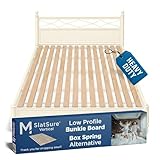 Meliusly SlatSure Queen Size Bunkie Board – Heavy Duty Vertical Bed Slats & Foldable Wooden Support Board for Sagging Mattress or Platform Bed Frame, Box Spring Alternative and Replacement