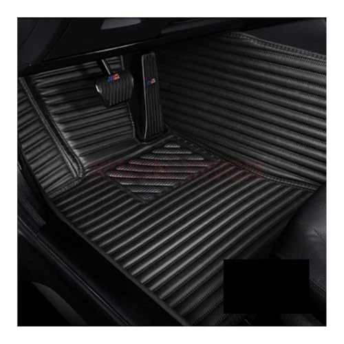Tapis de sol voiture premium à rayures pour Benz Classe A W169 habitacle chic