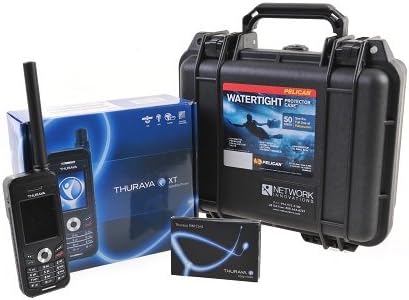 XT Satellite Phone with 20 Prepaid NOVA minutes with Black peli case 1200 by GTC