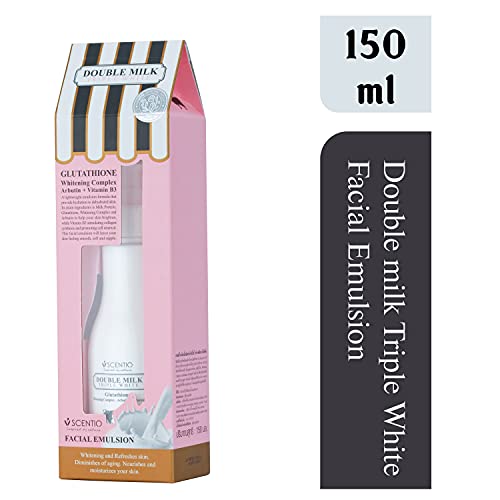 double milk triple white glutathione Scentio Whitening Bath Cream 350 ml Scentio Organic Double Milk Triple