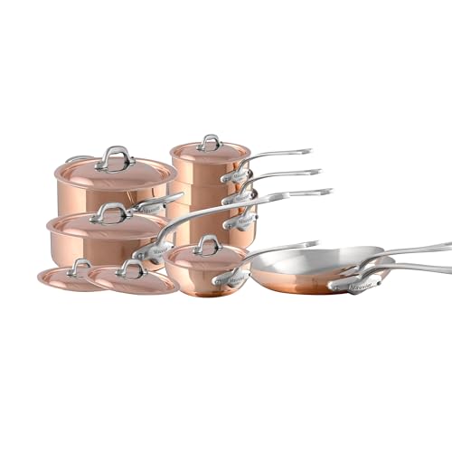 Mauviel M'Heritage 150 S 1.5mm Polished Copper & Stainless