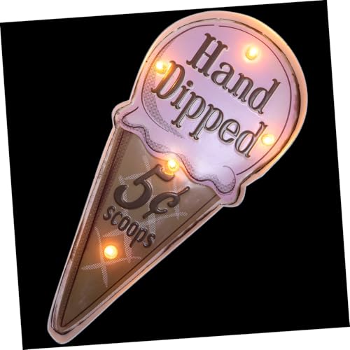 Lámpara helado LED elimina el miedo a la oscuridad con su diseño de hierro decorativo 5