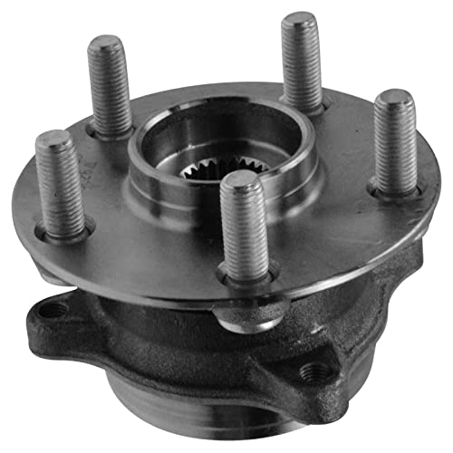 Image of TRQ Front and Rear Wheel Bearing and Hub Assembly Set 4 Piece Compatible with 2010-2015 Toyota Prius 2012-2015 Prius Plug-in