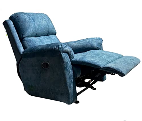 Image of Lofty Dreams Elegant Recliner Sofa 1 Seater - Supreme Comfort, Durable Manual Recliner Chair Design, and 5-Year Warranty for Reliability