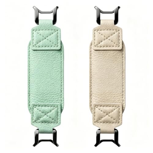 Image of 2Pcs Kindle Accessories, Ebook Reader Hand Grip, Secure Kindle E-Reader Hold, Reading Comfort for Commute and Travel, Two Pack in Mysterious Black and Matcha Green