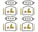 Set of 4 Honda CB400F Deluxe Carburetor Repair Kits - 1975-1977 - For All 4 Carburetors