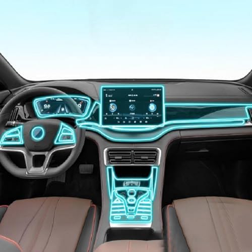 Película para tablero BYD Song Plus de TPU transparente premium 2