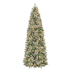 Hykolity 6 ft Pencil Prelit Christmas Tree with Pine Needles