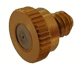 MrDrip Brass/Stainless Mist Nozzle, 300 Psi, .012, 10-24, Bag of 100