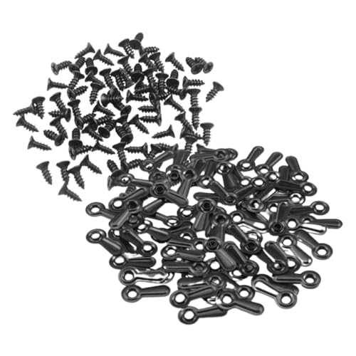 Image of DOITOOL 100pcs Picture Frame Backing Clips Hanging with Screws Versatile Hardware for Easy Picture Frame Installation
