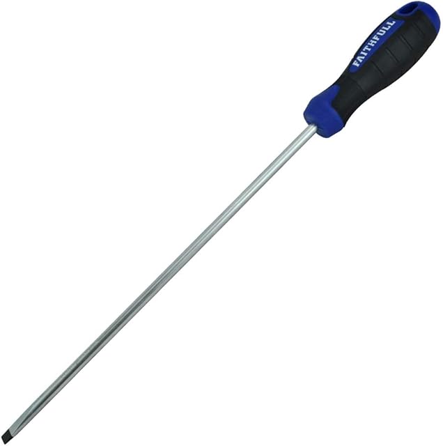 Faithfull FAISDP250 Soft-Grip long Reach Screwdriver Parallel 6.5mm x 250mm