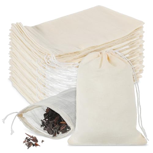 Sacs réutilisables en mousseline coton pochon cordon serrage - 7