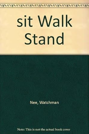 sit Walk Stand: Nee, Watchman: Amazon.com: Books