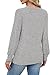 Sweaters for Women Tops 2025 Winter Clothing Comfiest Airport Outfits Early Fall Fashion Must Haves Long Sleeve Shirts Tunics Anthropologie Dress Clothes LightGray L